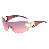 Lunettes de soleil à strass pour amoureux - Plusieurs couleurs